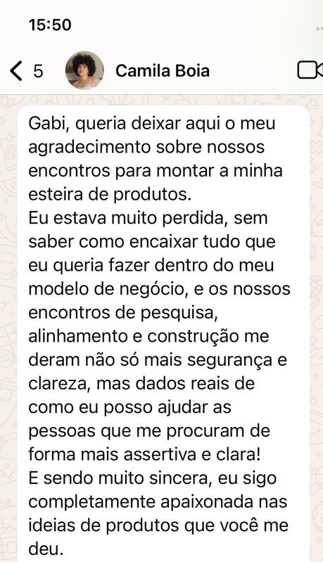 Depoimento de Camila Boia, parte 2